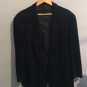 Donna Karen couture sport coat wool 44 black